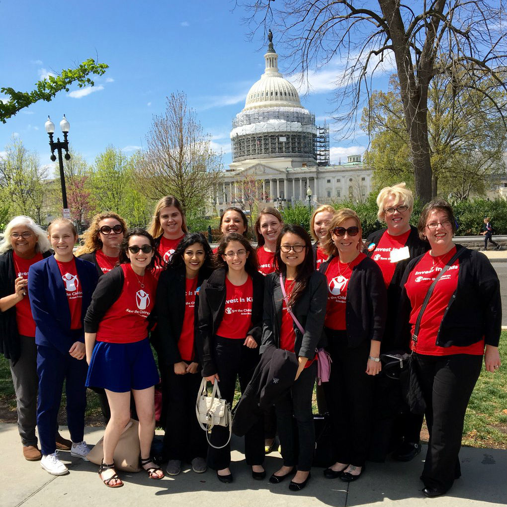 Illinois delegates on Capitol Hill during the 2016 Advocacy Summit
