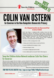 Colin Van Ostern primary flyer