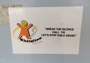 Childline Kenya flyer