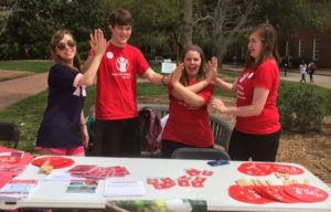 Furman University Student Ambassadors raising awareness about preventable deaths of moms and kids.